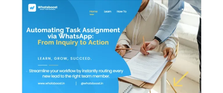 De la Demande à l'Action : Automatiser l'Attribution des Tâches via WhatsApp