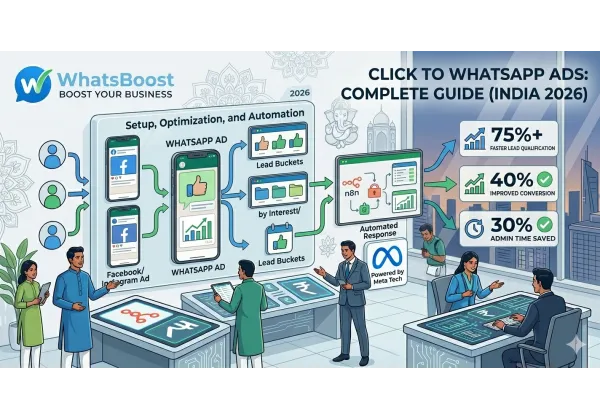 Click to WhatsApp Ads: Setup, Optimization & Automation Guide