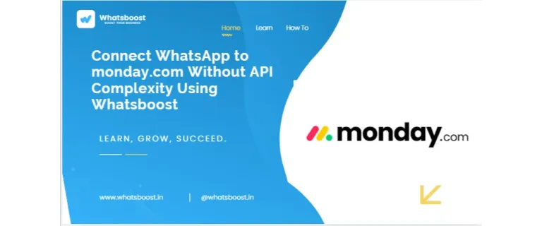 Intégrez votre WhatsApp à monday.com en 2 minutes, sans API complexe