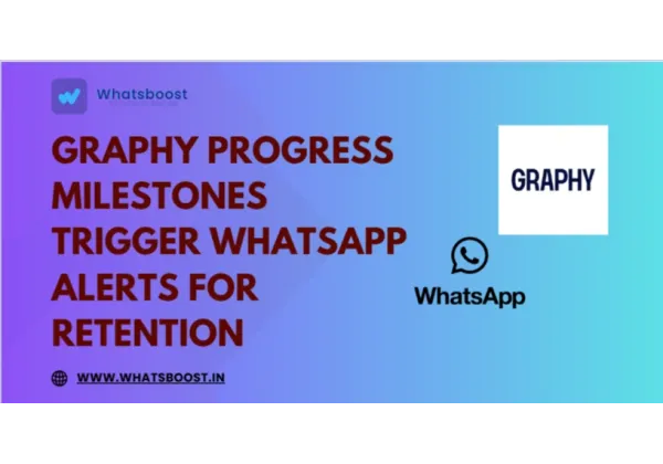 Graphy : jalons de progression et alertes WhatsApp pour la rétention