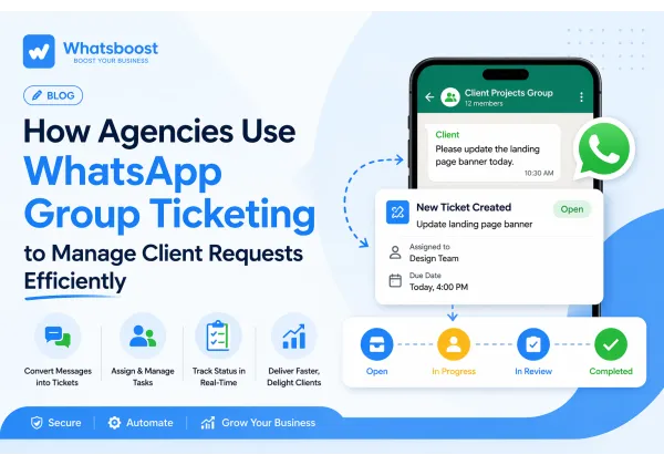 Optimitza la gestió de peticions dels clients amb el tiquetatge de grups de WhatsApp