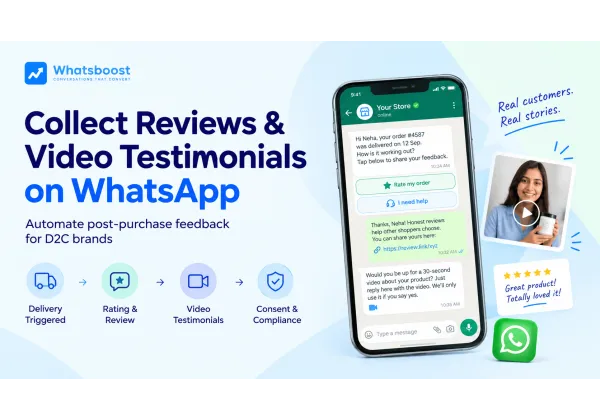 Automate Review & Video Testimonial Collection on WhatsApp
