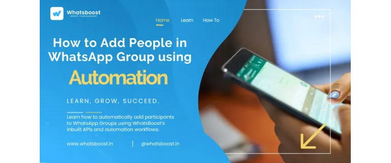 Automatisation intelligente : Ajoutez instantanément des membres à vos groupes WhatsApp