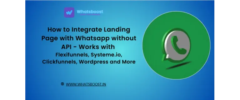 Intégrez votre page de destination à WhatsApp sans API : compatible Flexifunnels, Systeme.io, ClickFunnels, WordPress et bien d’autres plateformes.