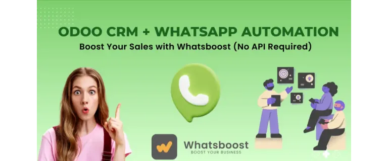 Boostez vos ventes : Odoo CRM + WhatsApp, automatisation instantanée sans API