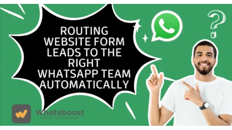 Acheminer automatiquement les leads du site vers l’équipe WhatsApp la plus adaptée