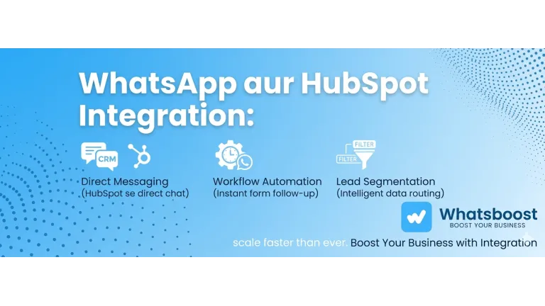 Automatisez votre marketing avec l'intégration de WhatsApp et HubSpot