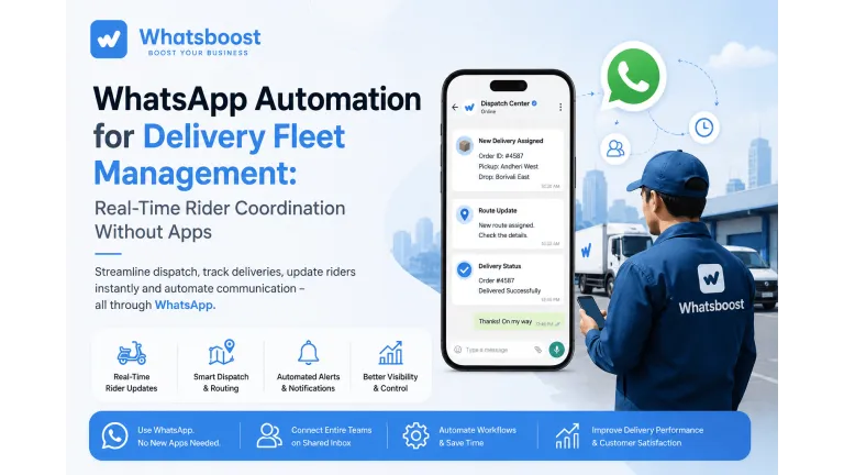 Automatisation WhatsApp pour la gestion de flotte de livraison : coordination en temps réel sans application