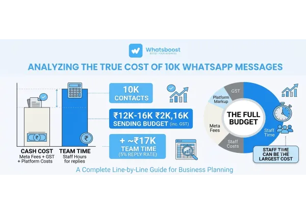 Coût réel d'une campagne WhatsApp de 10 000 contacts en Espagne en 2026