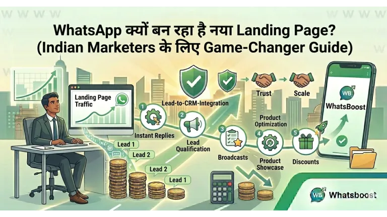WhatsApp : la nouvelle page d'atterrissage qui transforme le marketing indien