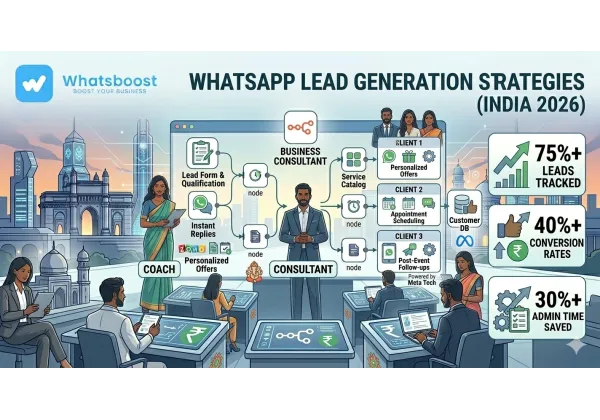 Estratègies de generació de leads per WhatsApp per a coaches i agències