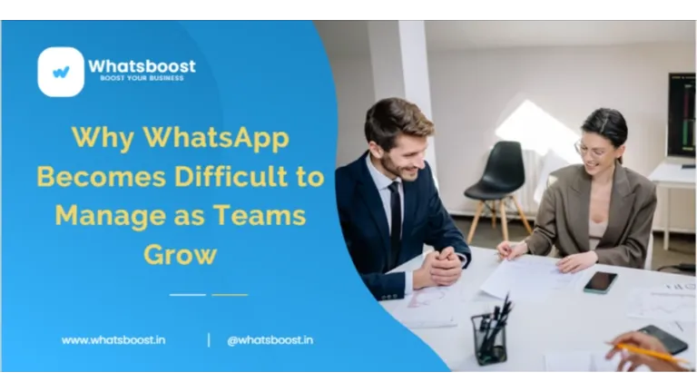 Pourquoi WhatsApp devient ingérable quand votre équipe grandit