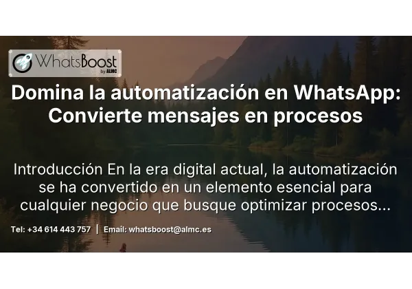 Domina la automatización en WhatsApp: Convierte mensajes en procesos