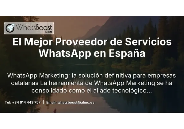 El Mejor Proveedor de Servicios WhatsApp en España