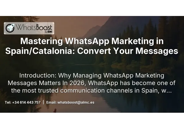 Mastering WhatsApp Marketing in Spain/Catalonia: Convert Your Messages