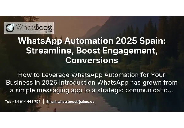 WhatsApp Automation 2025 Spain: Streamline, Boost Engagement, Conversions