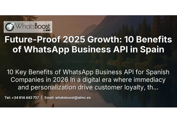 Future-Proof 2025 Growth: 10 Benefits of WhatsApp Business API in Spain