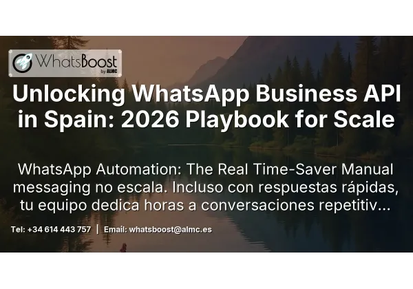 WhatsApp Business API for Catalonia: 2026 Guide for SMBs