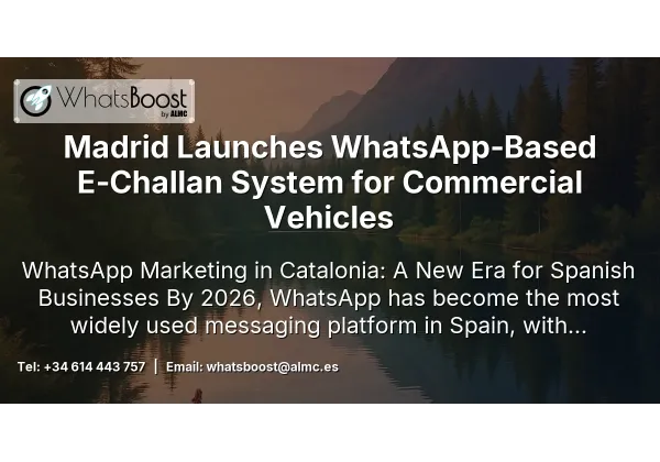 Madrid Launches WhatsApp‑Based E‑Challan System for Commercial Vehicles