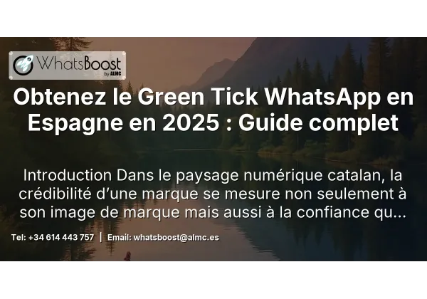 Obtenez le Green Tick WhatsApp en Espagne en 2025 : Guide complet