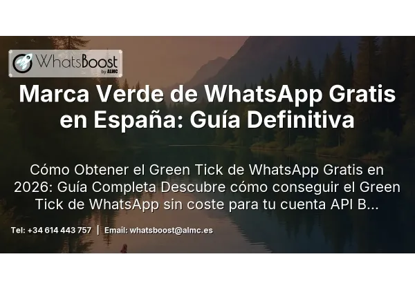 Marca Verde de WhatsApp Gratis en España: Guía Definitiva