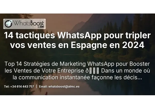 14 tactiques WhatsApp pour tripler vos ventes en Espagne en 2024
