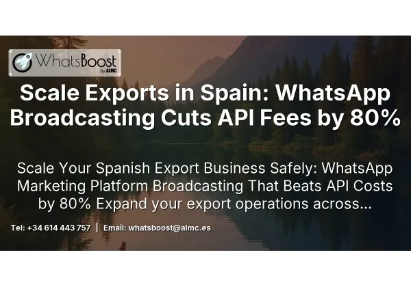 Scale Exports in Spain: WhatsApp Broadcasting Cuts API Fees by 80%