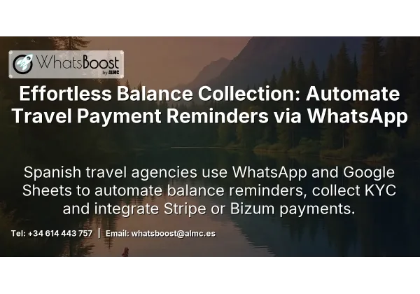 Effortless Balance Collection: Automate Travel Payment Reminders via WhatsApp
