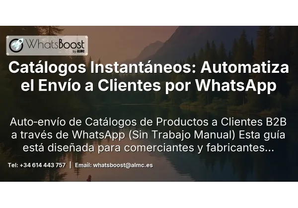 Catálogos Instantáneos: Automatiza el Envío a Clientes por WhatsApp