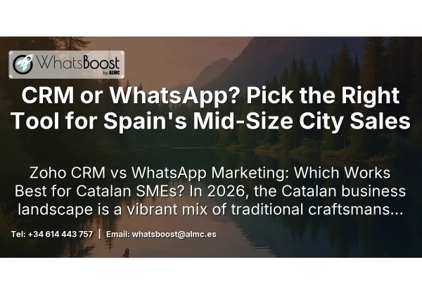 Zoho CRM vs WhatsApp Chat: Best for Local Businesses in Catalonia