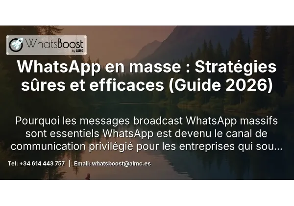 WhatsApp en masse : Stratégies sûres et efficaces (Guide 2026)