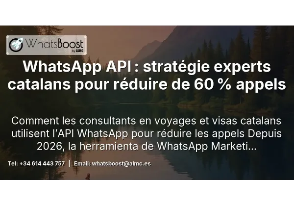 WhatsApp API : stratégie experts catalans pour réduire de 60 % appels