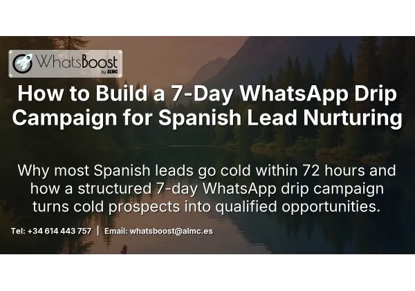 How to Build a 7-Day WhatsApp Drip Campaign for Lead Nurturing in Catalonia