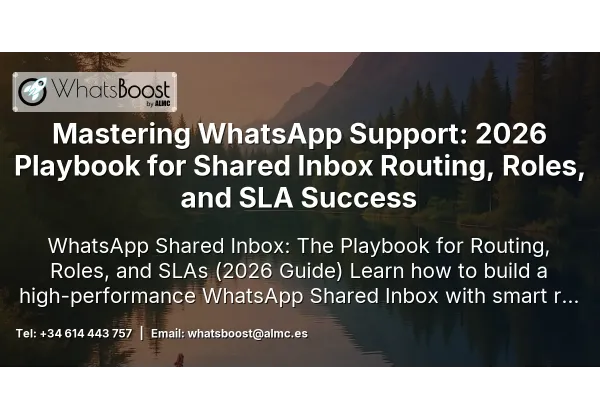Mastering WhatsApp Support: 2026 Playbook for Shared Inbox Routing, Roles, and SLA Success