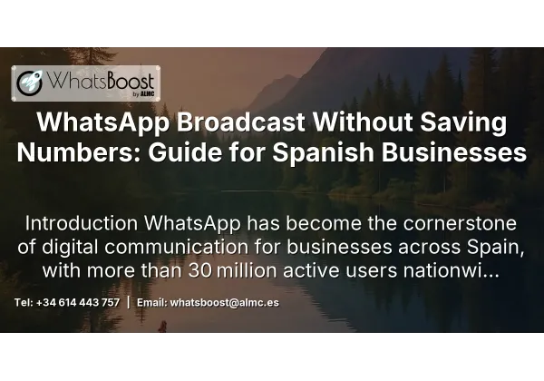 WhatsApp Broadcast Without Saving Numbers: Guide for Spanish Businesses