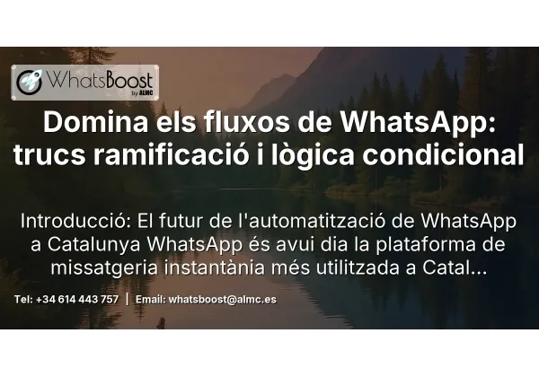 Domina els fluxos de WhatsApp: trucs ramificació i lògica condicional