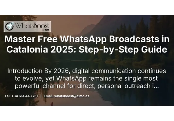 Master Free WhatsApp Broadcasts in Catalonia 2025: Step‑by‑Step Guide