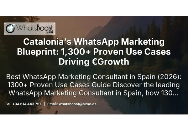 Catalonia’s WhatsApp Marketing Blueprint: 1,300+ Proven Use Cases Driving €Growth