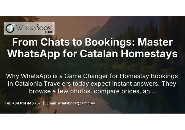 From Chats to Bookings: Master WhatsApp for Catalan Homestays