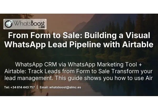 From Form to Sale: Building a Visual WhatsApp Lead Pipeline with Airtable