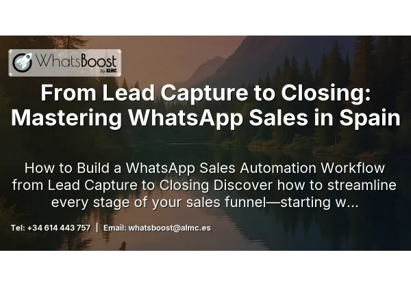 From Lead Capture to Closing: Mastering WhatsApp Sales in Spain