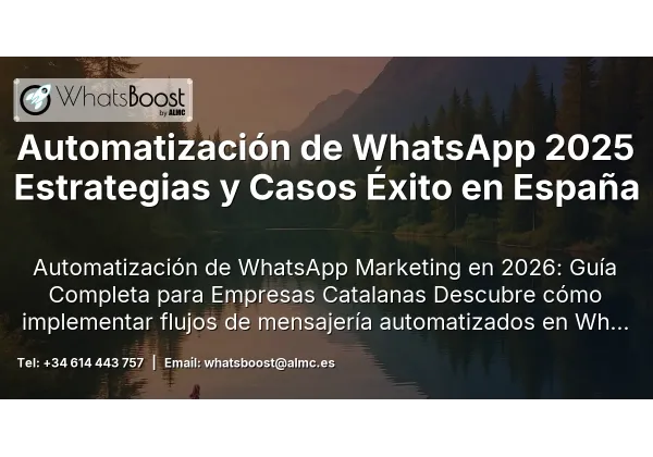 Automatización de WhatsApp 2025 Estrategias y Casos Éxito en España