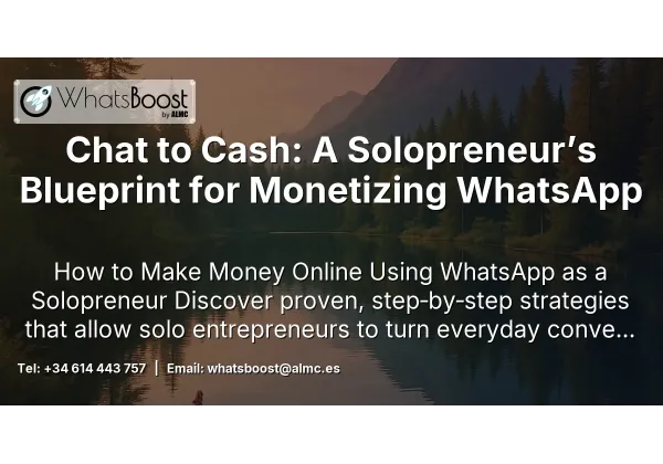 Chat to Cash: A Solopreneur’s Blueprint for Monetizing WhatsApp