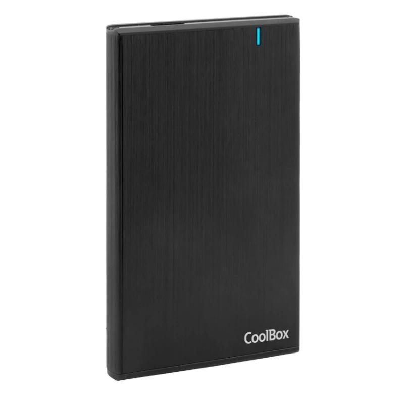 CoolBox A2540 2.5" Slim HDD/SSD Enclosure Aluminium Black