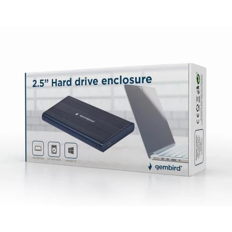 Gembird EE2-U2S-5 External Enclosure USB 2.0 SATA 2.5"