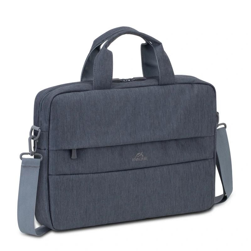 Rivacase 7522 anti-theft briefcase for 14" laptop dark grey