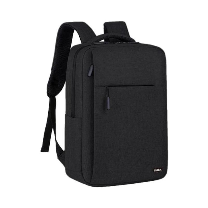 Mochila Nilox NXBK033 15.6" negra con puerto USB