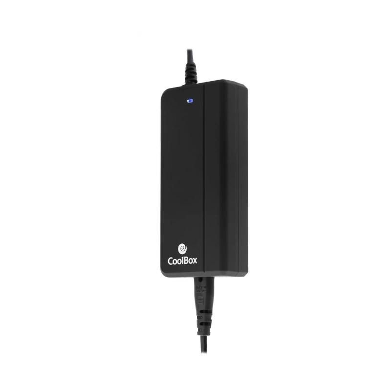 Cargador o adaptador de corriente CoolBox portátil automático 90W USB 2.1A