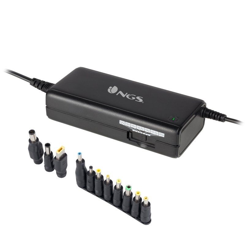 Cargador universal NGS Ban 90W con 11 conectores