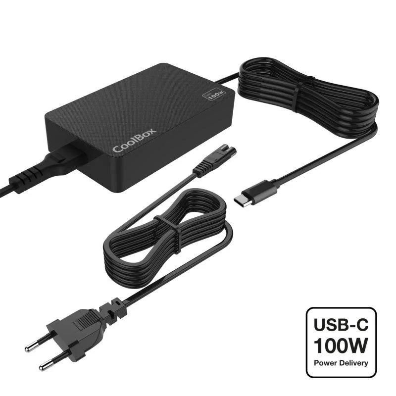 Chargeur ou adaptateur secteur CoolBox Portátil GAN USB-C 100W